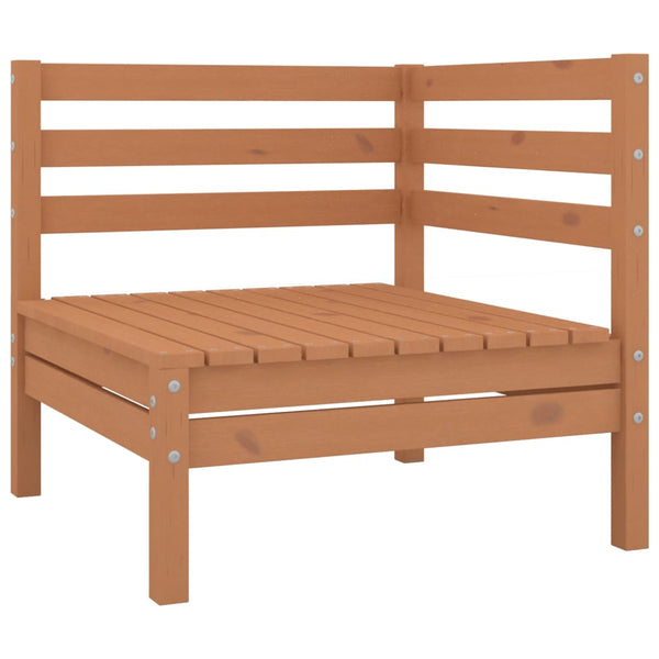 vidaXL 10-Piece Garden Lounge Set Honey Brown Solid Pine Wood