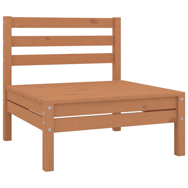 vidaXL 10-Piece Garden Lounge Set Honey Brown Solid Pine Wood