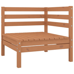 vidaXL 10-Piece Garden Lounge Set Honey Brown Solid Pine Wood