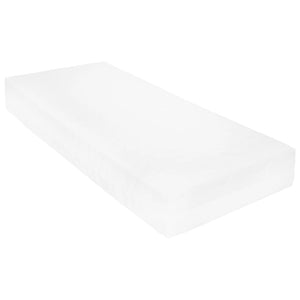 vidaXL Day Bed with Mattress 90x200 cm Grey Solid Pine Wood