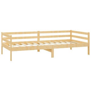 vidaXL Day Bed with Mattress 90x200 cm Solid Pine Wood
