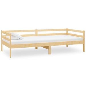vidaXL Day Bed with Mattress 90x200 cm Solid Pine Wood
