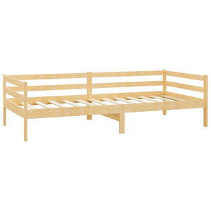 vidaXL Day Bed with Mattress 90x200 cm Solid Pine Wood