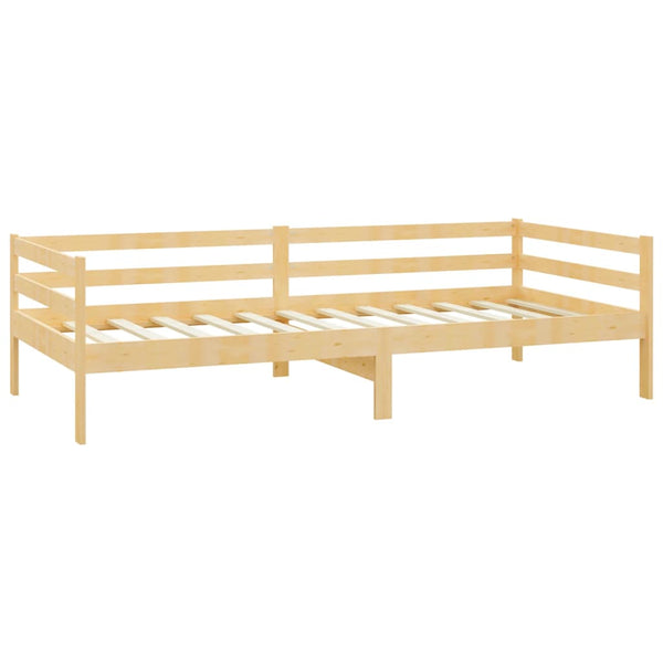 vidaXL Day Bed with Mattress 90x200 cm Solid Pine Wood