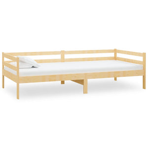 vidaXL Day Bed with Mattress 90x200 cm Solid Pine Wood