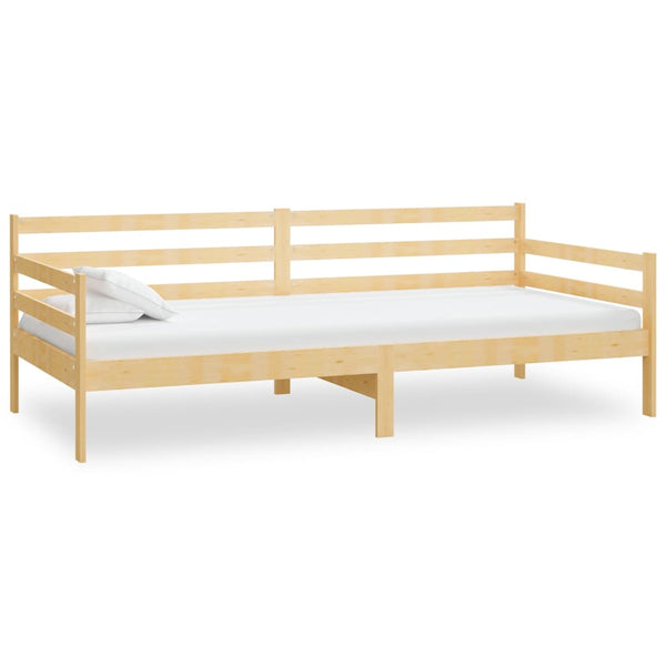 vidaXL Day Bed with Mattress 90x200 cm Solid Pine Wood