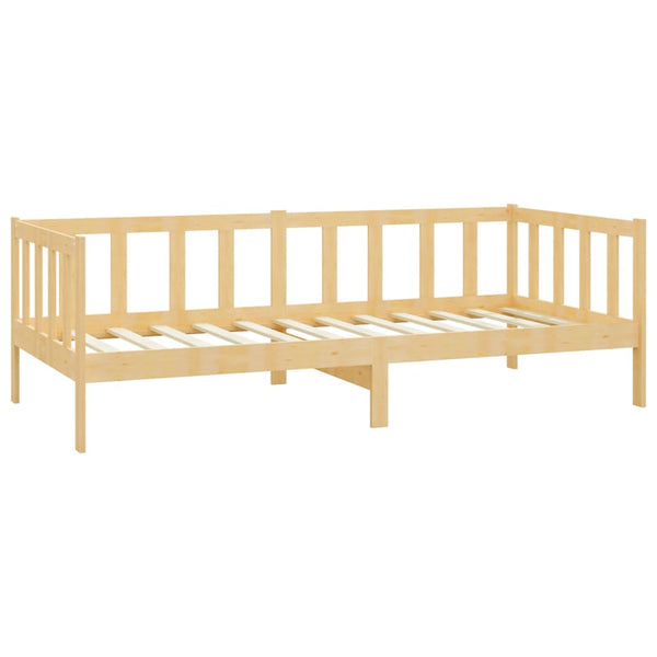 vidaXL Day Bed with Mattress 90x200 cm Solid Pine Wood