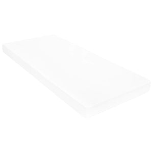 vidaXL Day Bed with Mattress 90x200 cm White Solid Pine Wood