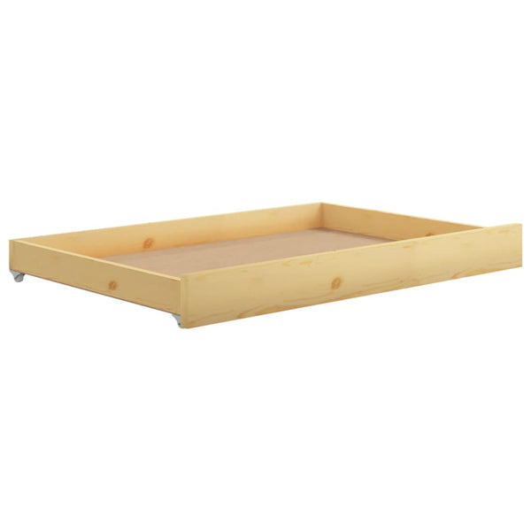 vidaXL Day Bed with Drawers 90x200 cm Solid Pine