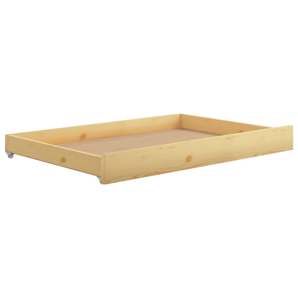 vidaXL Day Bed with Drawers 90x200 cm Solid Pine