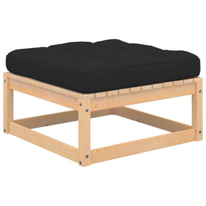 vidaXL 3-Piece Garden Lounge Set with Cushions Solid Pine Wood