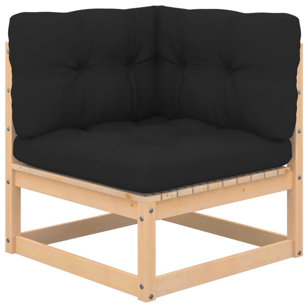 vidaXL 13-Piece Garden Lounge Set with Cushions Solid Pine Wood