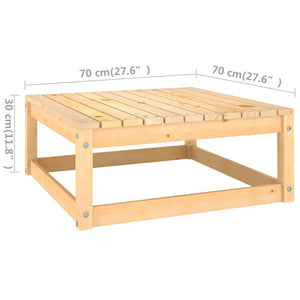 vidaXL 13-Piece Garden Lounge Set with Cushions Solid Pine Wood