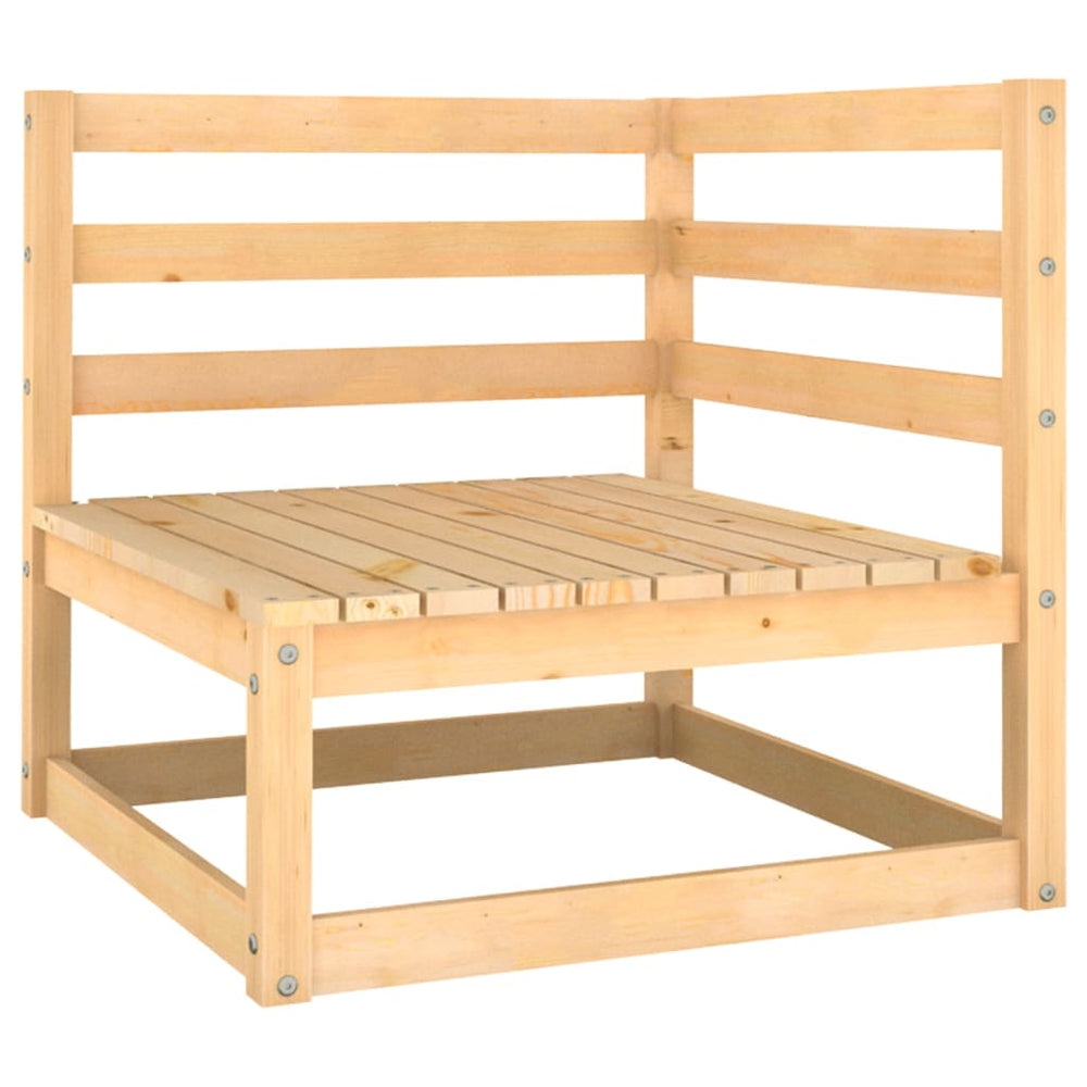 vidaXL 10-piece Garden Lounge Set with Cushions Solid Pine Wood