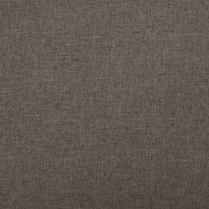 vidaXL Storage Ottoman 2 pcs Brown Linen Look
