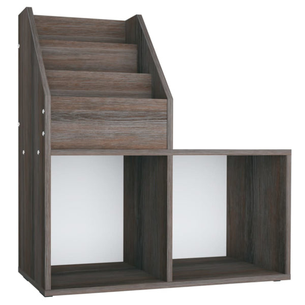 vidaXL Kids Bookcase Grey Sonoma Oak 71x30x78.5 cm Engineered Wood
