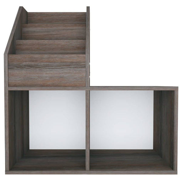 vidaXL Kids Bookcase Grey Sonoma Oak 71x30x78.5 cm Engineered Wood