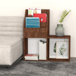 vidaXL Children's Bookcase Brown Oak 71x30x78.5 cm Engineered Wood