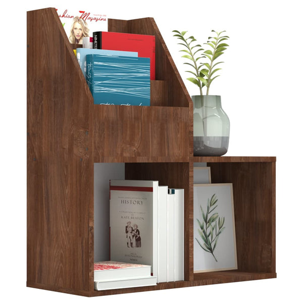 vidaXL Children's Bookcase Brown Oak 71x30x78.5 cm Engineered Wood