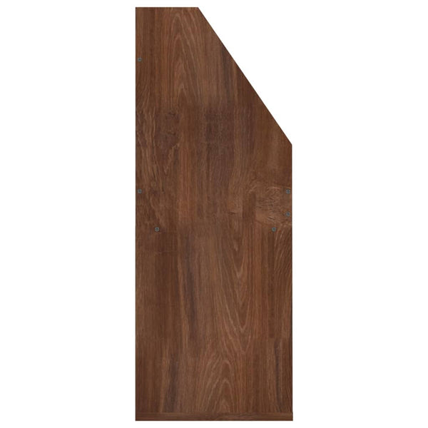 vidaXL Children's Bookcase Brown Oak 71x30x78.5 cm Engineered Wood