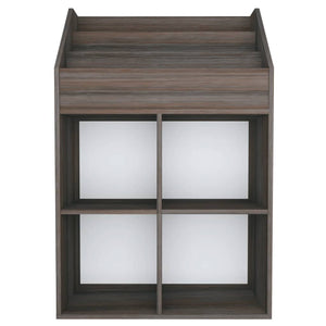 vidaXL Kids Bookcase Grey & Sonoma Oak 71x30x114 cm Chipboard