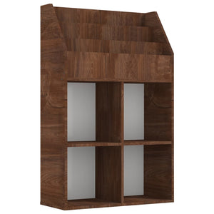 vidaXL Kids' Bookshelf Brown Oak Look 71x30x114cm Engineered Wood