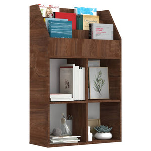vidaXL Kids' Bookshelf Brown Oak Look 71x30x114cm Engineered Wood