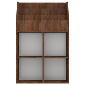 vidaXL Kids' Bookshelf Brown Oak Look 71x30x114cm Engineered Wood