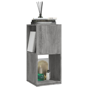 vidaXL Rotating Shelf Concrete Grey 34.5x34.5x75.5 cm Engineered Wood