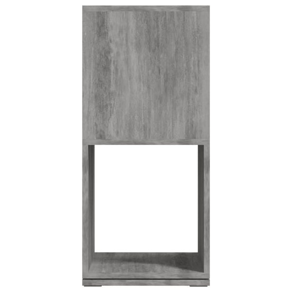 vidaXL Rotating Shelf Concrete Grey 34.5x34.5x75.5 cm Engineered Wood