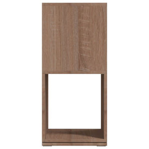 vidaXL Rotating Shelf Sonoma Oak 34.5x34.5x75.5 cm Engineered Wood