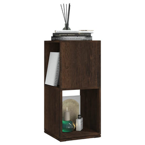 vidaXL Rotating Shelf Smoked Oak 34.5x34.5x75.5 cm Engineered Wood
