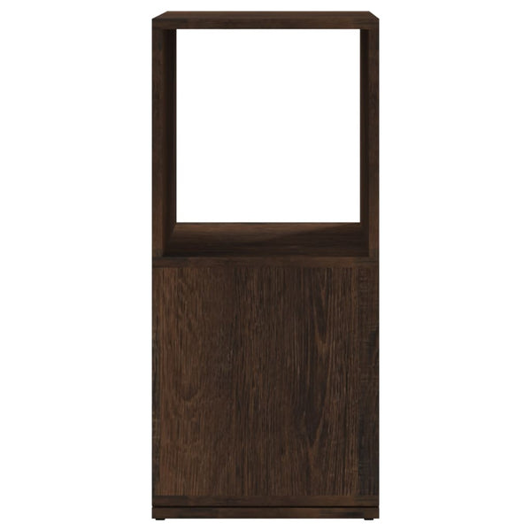 vidaXL Rotating Shelf Smoked Oak 34.5x34.5x75.5 cm Engineered Wood