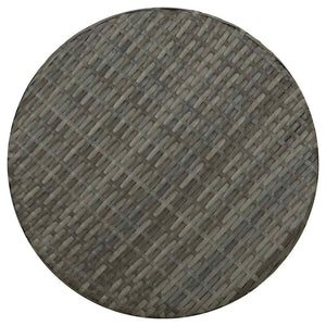 Beistelltisch Grau 45 cm Poly Rattan