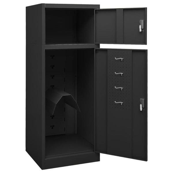 vidaXL Saddle Rack Anthracite 53x53x140 cm Steel
