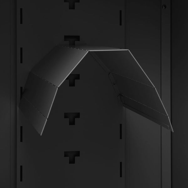 vidaXL Saddle Rack Anthracite 53x53x140 cm Steel