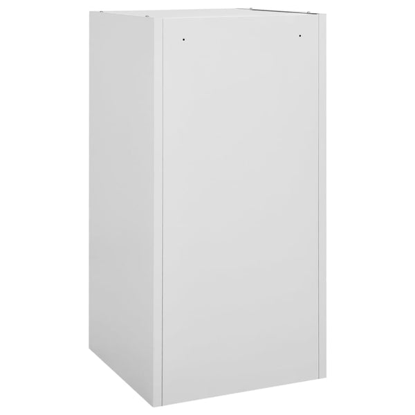 vidaXL Saddle Cabinet Light Gray 53x53x105 cm Steel
