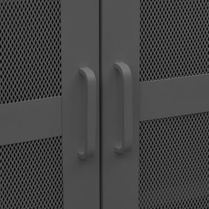 vidaXL Industrial Storage Cabinet Anthracite 70x40x115 cm Metal