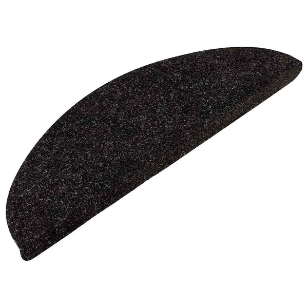 vidaXL Self-Adhesive Stair Mats 15 pcs. 56x17x3 cm Anthracite