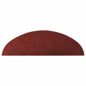 vidaXL Self-Adhesive Stair Mats 15 pcs. 56x17x3 cm Red