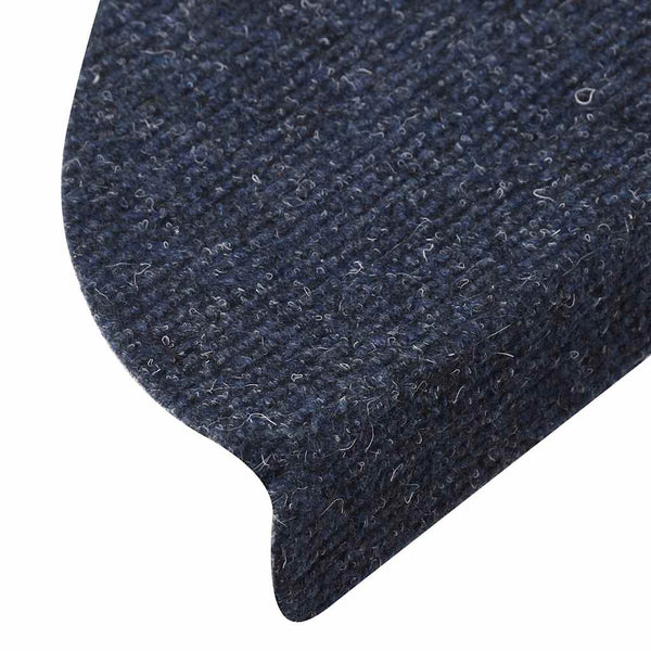 vidaXL Self-Adhesive Stair Treads 15 pcs. 56x17x3 cm Blue