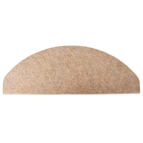 vidaXL Self-Adhesive Stair Treads 15 pcs. 65x22.5x3.5 cm Beige