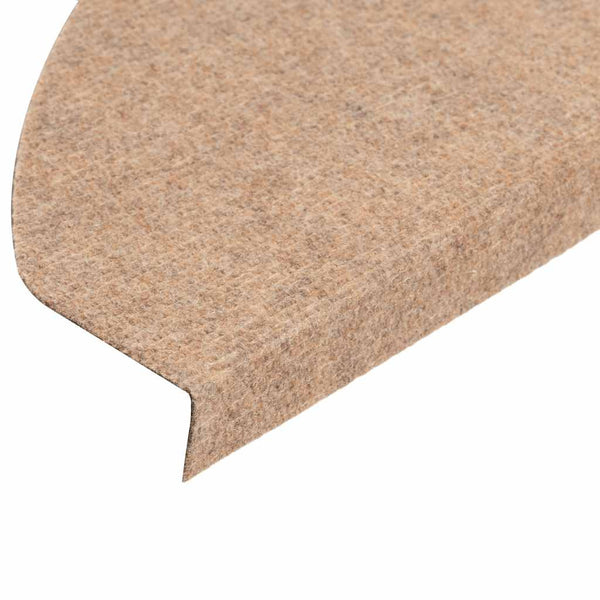 vidaXL Self-Adhesive Stair Treads 15 pcs. 65x22.5x3.5 cm Beige
