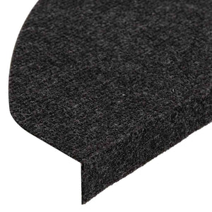 vidaXL Self-Adhesive Stair Treads 15 pcs. 65x22.5x3.5 cm Black
