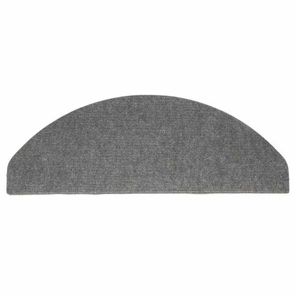 vidaXL Self-Adhesive Stair Treads 15 pcs. 65x22.5x3.5 cm Grey