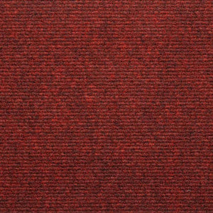 vidaXL Stair Mats Self-Adhesive 15 pcs. 65x22.5x3.5 cm Red