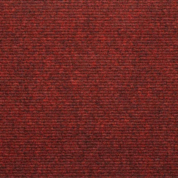 vidaXL Stair Mats Self-Adhesive 15 pcs. 65x22.5x3.5 cm Red