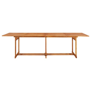 vidaXL 13-piece Garden Dining Set 280x90x75 cm Solid Acacia Wood