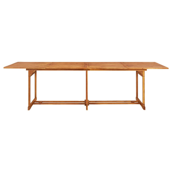 vidaXL 13-piece Garden Dining Set 280x90x75 cm Solid Acacia Wood