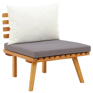vidaXL 3-Piece Garden Lounge Set with Cushions Solid Acacia Wood
